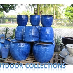 Garden ceramic planters